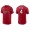 Men's St. Louis Cardinals Yadier Molina Red Name & Number Nike T-Shirt