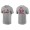 Men's Steven Matz St. Louis Cardinals Gray Name & Number Nike T-Shirt