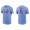 Men's St. Louis Cardinals Albert Pujols Light Blue Name & Number Nike T-Shirt