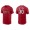 Men's St. Louis Cardinals Nick Wittgren Red Name & Number Nike T-Shirt