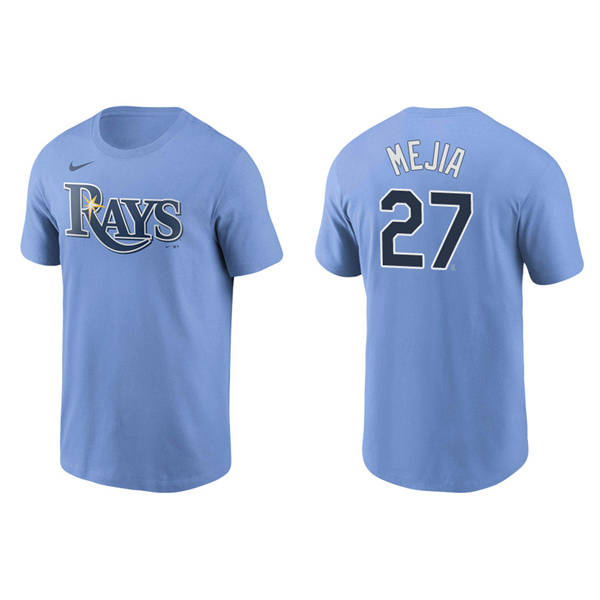 Men's Francisco Mejia Tampa Bay Rays Light Blue Name & Number Nike T-Shirt