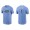 Men's Tampa Bay Rays Luis Patino Light Blue Name & Number Nike T-Shirt