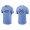 Men's Tampa Bay Rays Ji-Man Choi Light Blue Name & Number Nike T-Shirt