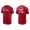 Men's Willie Calhoun Texas Rangers Red Name & Number Nike T-Shirt