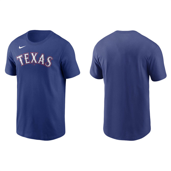 Men's Texas Rangers Royal Nike T-Shirt