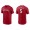 Men's Texas Rangers Willie Calhoun Red Name & Number Nike T-Shirt