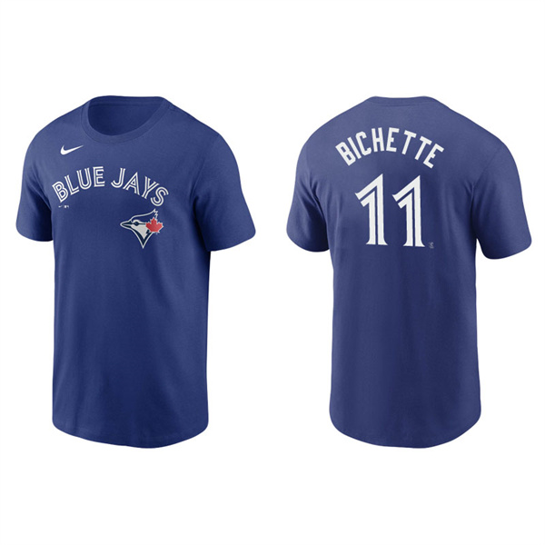Men's Toronto Blue Jays Bo Bichette Royal Name & Number Nike T-Shirt