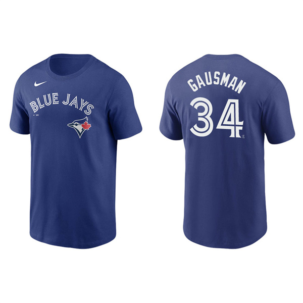Men's Kevin Gausman Toronto Blue Jays Royal Name & Number Nike T-Shirt