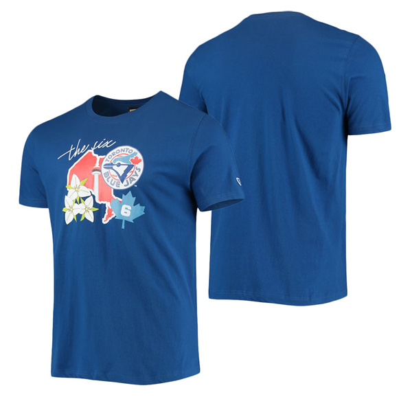 Men's Toronto Blue Jays New Era Royal City Cluster T-Shirt