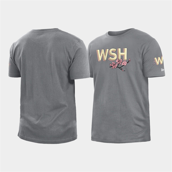 Washington Nationals 2022 City Connect Gray Men's Big & Tall T-Shirt