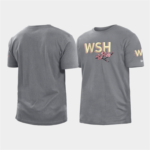 Washington Nationals 2022 City Connect Gray Men's New Era T-Shirt
