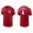 Men's Cesar Hernandez Washington Nationals Red Name & Number Nike T-Shirt