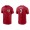 Men's Washington Nationals Maikel Franco Red Name & Number Nike T-Shirt