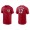 Men's Washington Nationals Andrew Stevenson Red Name & Number Nike T-Shirt