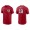 Men's Washington Nationals Josh Bell Red Name & Number Nike T-Shirt